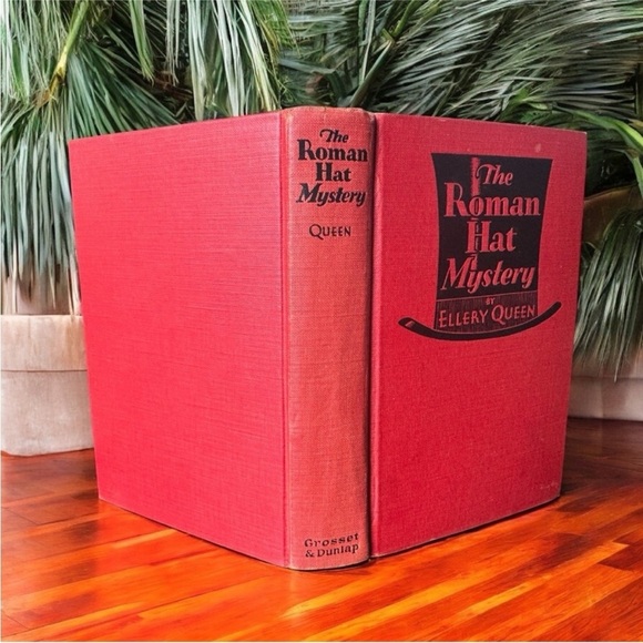 VINTAGE The Roman Hat Mystery by Ellery Queen - Hardcover Book (1932 Edition) - Picture 3 of 10